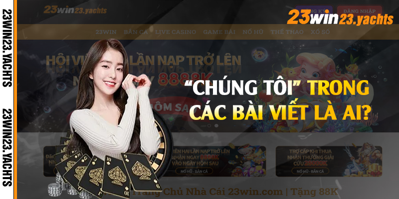 “Chúng tôi” trong các bài viết là ai?